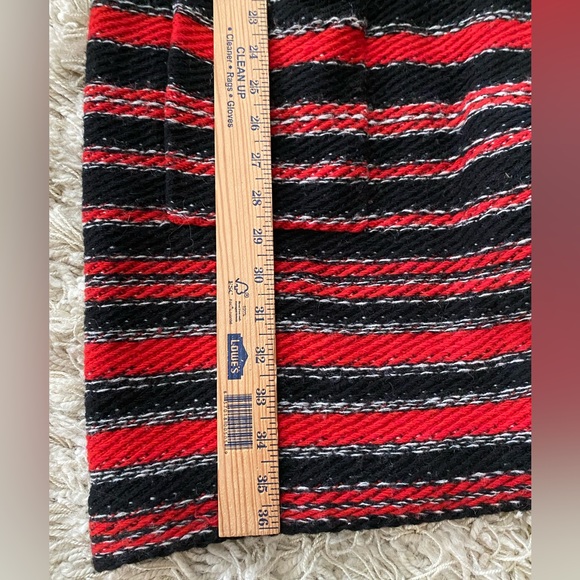 Lauren Ralph Lauren Striped Robe Style Sweater Cardigan w belt Wool blend size L - Picture 7 of 12